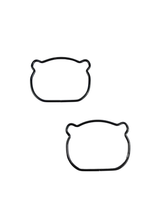 Metal Kedi Figürlü Çanta Sapı 11x8 cm