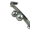 20 cm İncili Metal Çanta Bursu