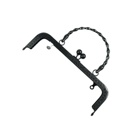 20 cm Saplı Metal Çanta Bursu