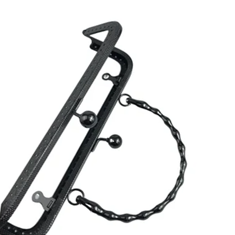 20 cm Saplı Metal Çanta Bursu