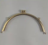 Gold Renk Çanta Klipsi Desenli