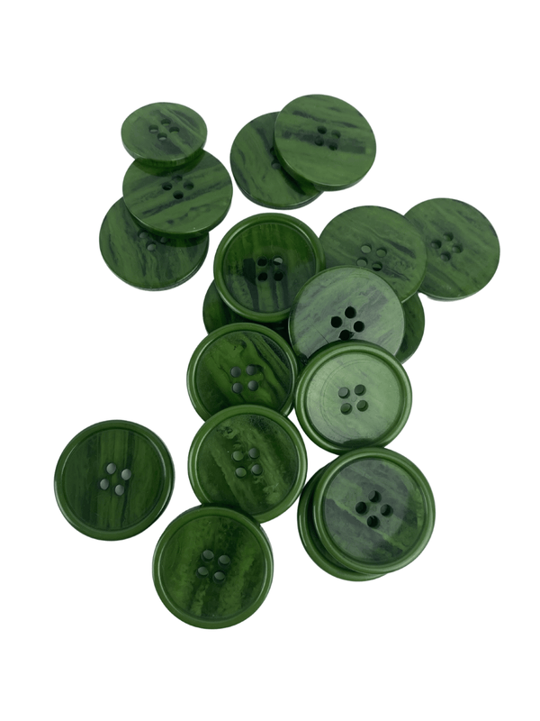 Yeşil Renk 4 Farklı Boy Düğme