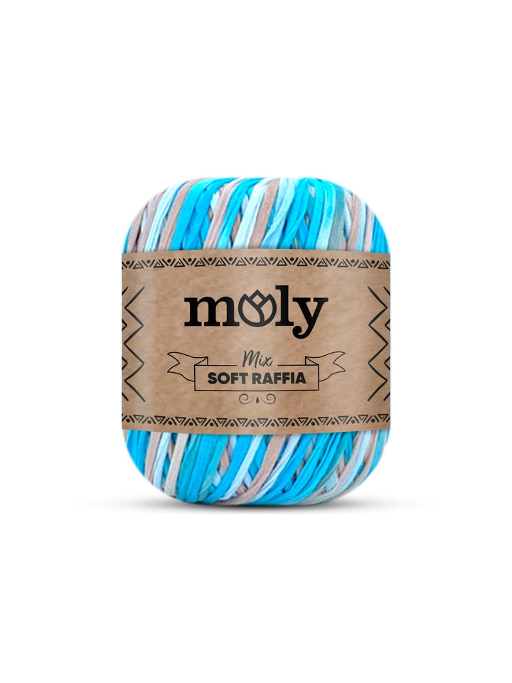 Moly Mix Softraffia İp Emir Yün moly molymixsoftraffia rafyaip