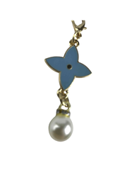 7 cm Çiçekli İncili Çanta Süsü