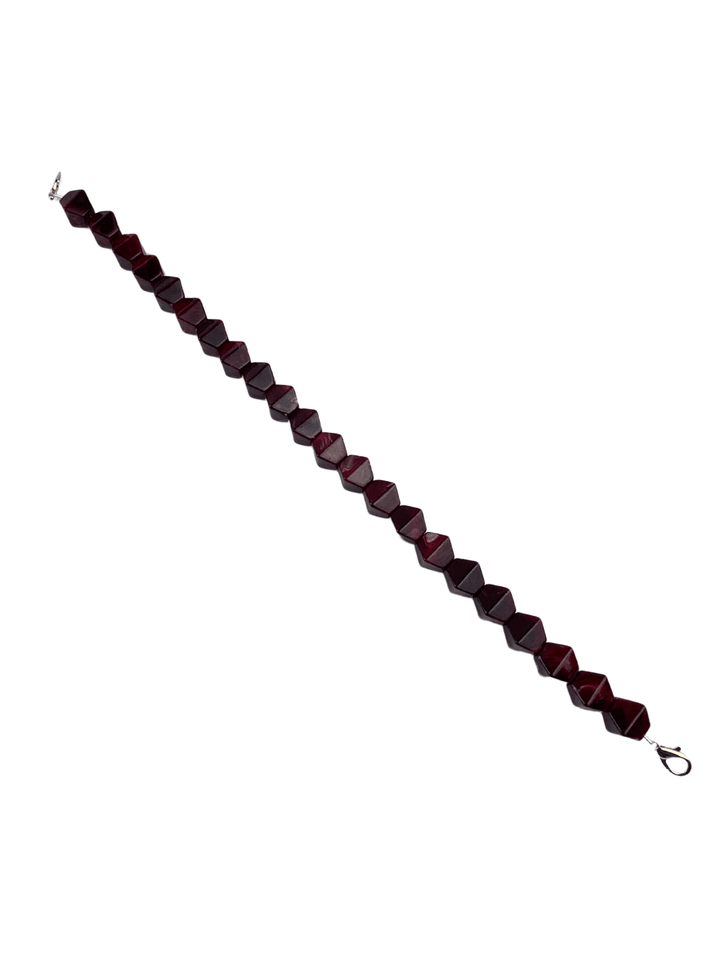 Bordo Taşlı Çanta Sapı 45cm (32) Taşlı Çanta Sapı boncuklucantasapi cantamalzemeleri cantasap Cantasapi vintagecantasapi