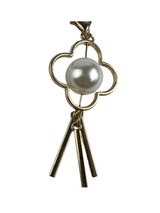 8 cm İncili Çiçek Çanta Süsü