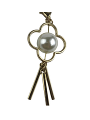 8 cm İncili Çiçek Çanta Süsü