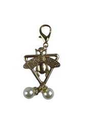 6 cm Arılı Çift İncili  Çanta Süsü