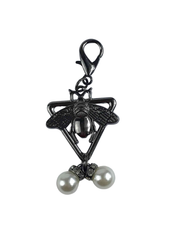 6 cm Arılı Çift İncili  Çanta Süsü