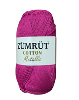 Zümrüt %100 Cotton Metallic (Simli)