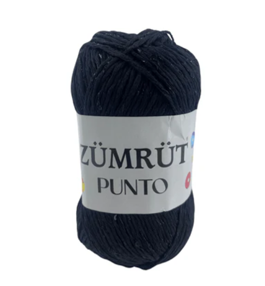 Zümrüt %100 Cotton Punto (Simli ve Pullu)