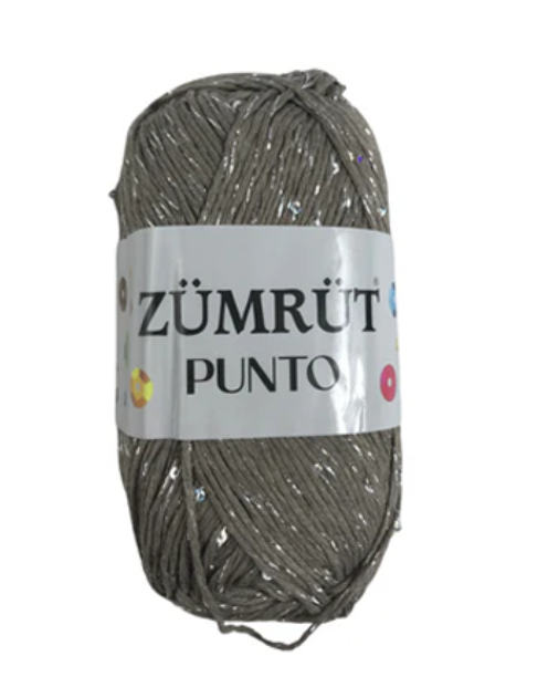 Zümrüt %100 Cotton Punto (Simli ve Pullu)