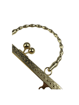 20 cm Saplı Metal Çanta Bursu