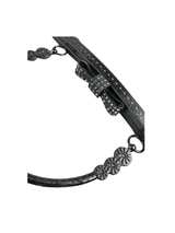 20 cm Fiyonklu Taşlı Saplı Metal Çanta Klipsi