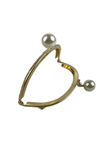 10 cm İncili Metal Cüzdan Bursu