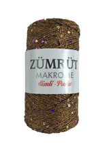 Zümrüt Makrome Simli-Pullu