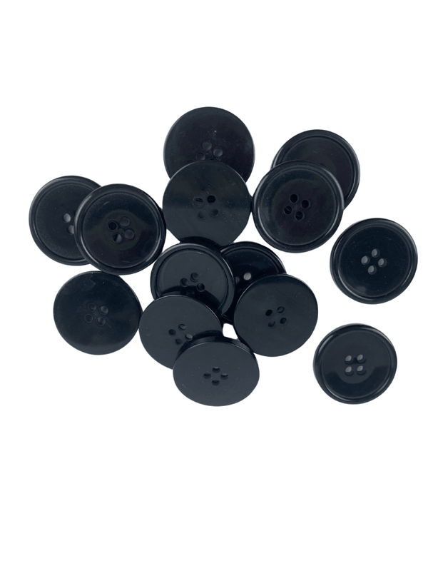 Siyah Renk 4 Farklı Boy Düğme Düğmeler Emir Yün'de