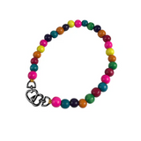 Renkli Tahta Boncuklu Çanta Sapı