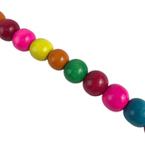 Renkli Tahta Boncuklu Çanta Sapı