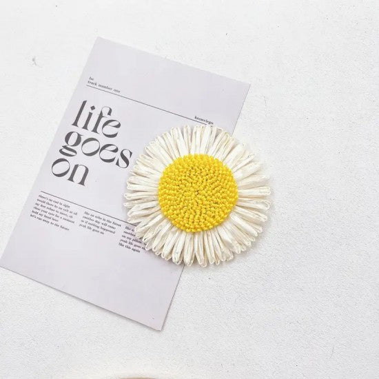 Papatyalı Çanta Süsü