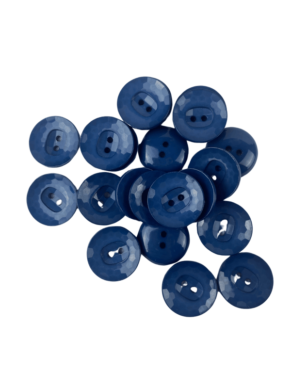 Mavi  Parlak 2 Boy Düğme