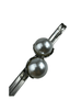 20 cm İncili Metal Çanta Bursu