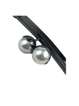 20 cm İncili Metal Çanta Bursu