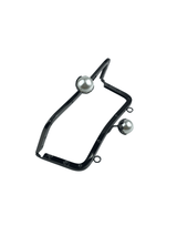 20 cm İncili Metal Çanta Bursu