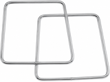 Metal Yamuk Kare 12 Cm Çanta Sapı
