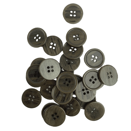 Acı Kahve Renk 4 Farklı Boy Düğme