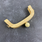 Ahşap Boncuklu Çanta Bursu 20 cm