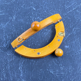 Ahşap Boncuklu Çanta Bursu 13,5 cm