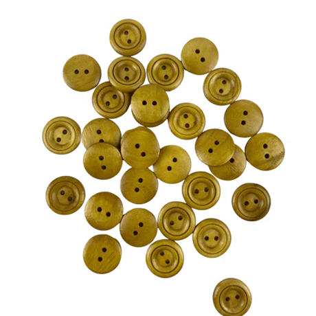 Ahşap Renk 4 Farklı Boy Düğme