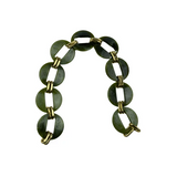 Akrilik Zincir Çanta Sapı Yeşil Yuvarlak 35cm