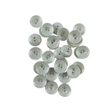 Beyaz Parlak 2 Boy Düğme