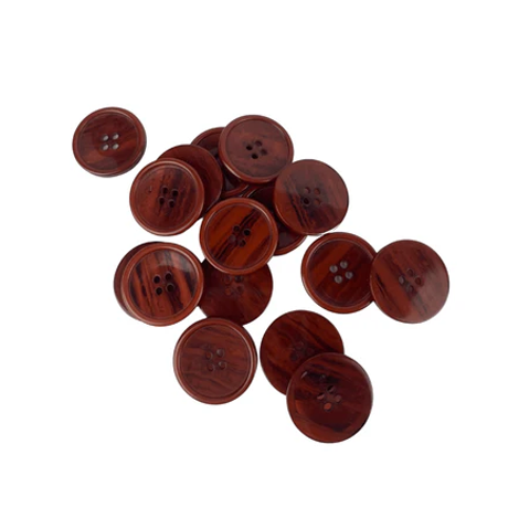 Bordo Renk 4 Farklı Boy Düğme
