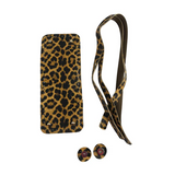 Dikdörtgen Leopar Desenli Çanta Yapım Seti