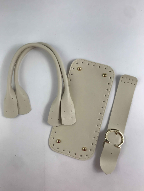 Tokalı Deri Çanta Seti