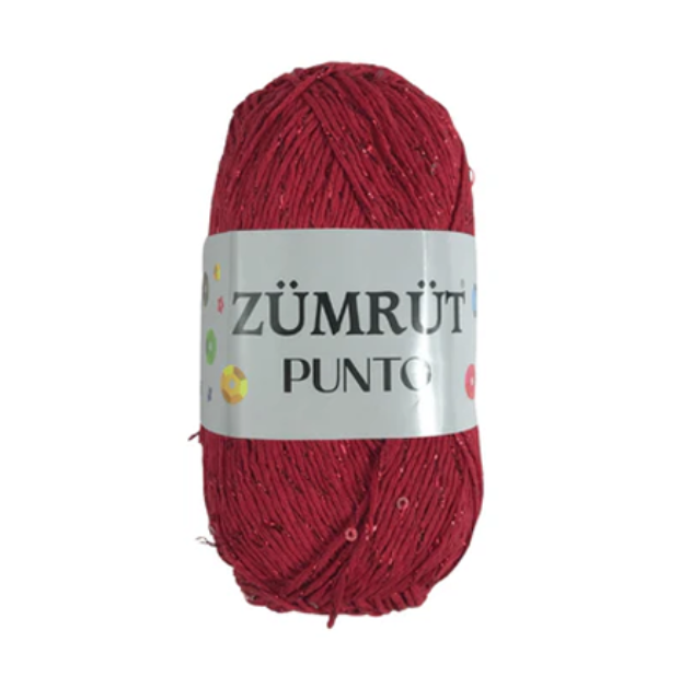 Zümrüt %100 Cotton Punto (Simli ve Pullu)