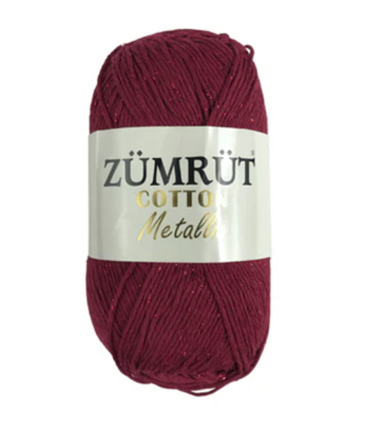 Zümrüt %100 Cotton Metallic (Simli)