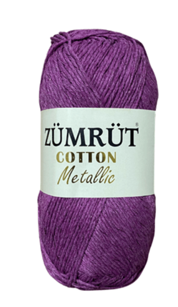 Zümrüt %100 Cotton Metallic (Simli)