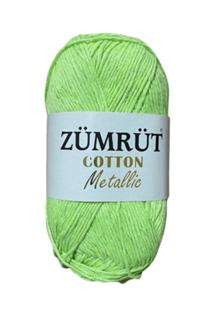 Zümrüt %100 Cotton Metallic (Simli)