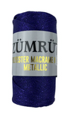 Zümrüt Polyester Makrome İpi No:4 Metallic