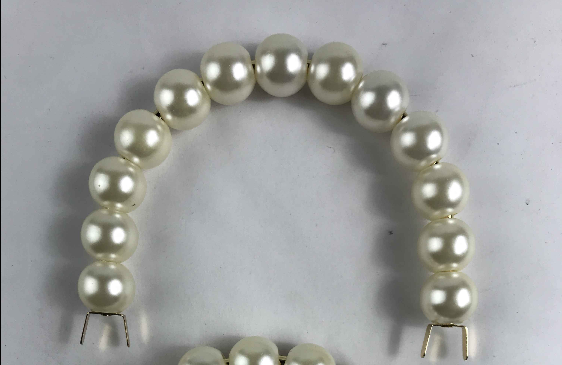 Vidalı İncili Çanta Sapı 15 Cm