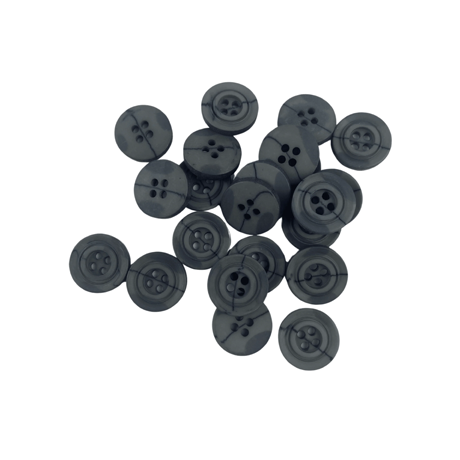 Füme Renk 4 Farklı Boy Düğme