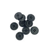 Füme Renk 4 Farklı Boy Düğme