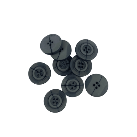 Füme Renk 4 Farklı Boy Düğme