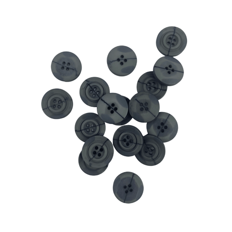 Füme Renk 4 Farklı Boy Düğme