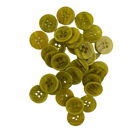 Hardal Renk 4 Farklı Boy Düğme