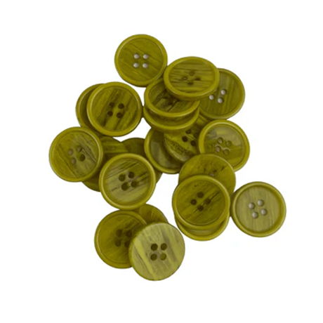 Hardal Renk 4 Farklı Boy Düğme